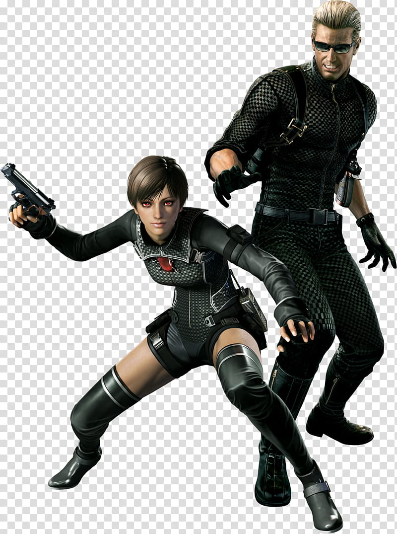 Re HD Wesker Mode Albert and Rebecca RENDER transparent background PNG clipart