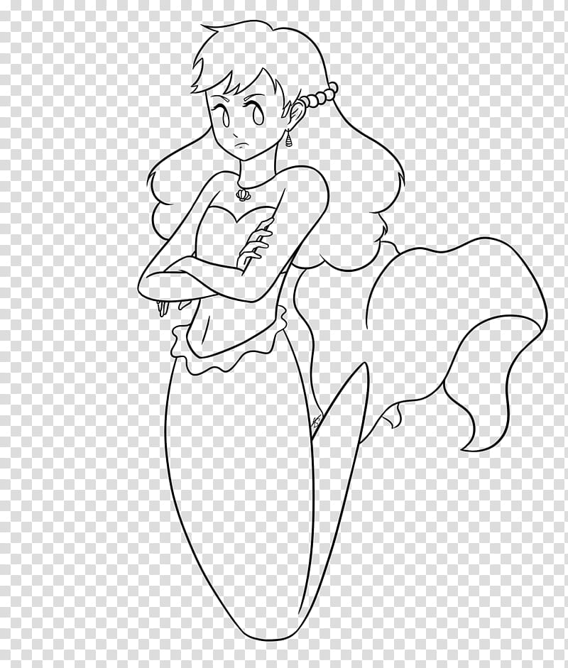 But I Don t Wanna Be The Mermaid Coloring Page transparent background PNG clipart