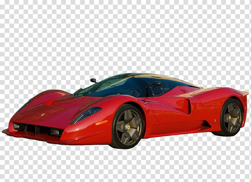 Ferraris with background PSD, red sports coupe transparent background PNG clipart
