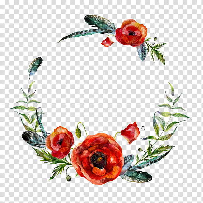 Watercolor Wreath Flower, Watercolor Flowers, Floral Design, Garland, Watercolor Painting, Laurel Wreath, Plant, Rose transparent background PNG clipart