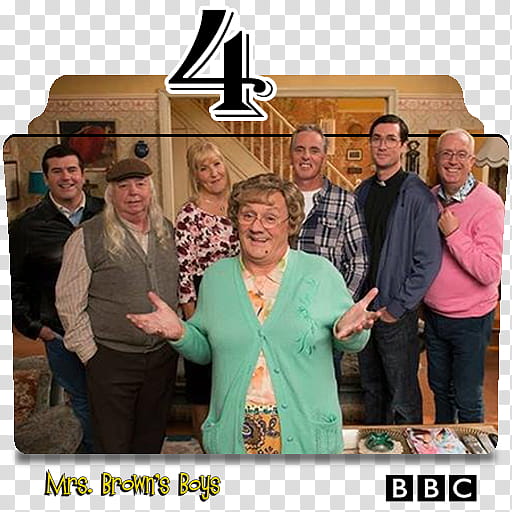 Mrs Browns Boys series and season folder icons, Mrs Brown's Boys S ( transparent background PNG clipart