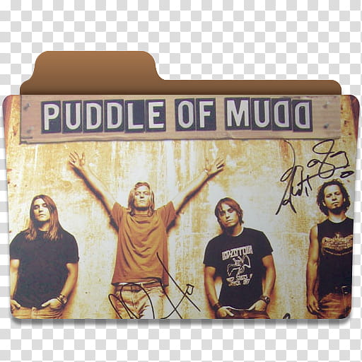 Music Folder , Puddle Of Mudd poster transparent background PNG clipart