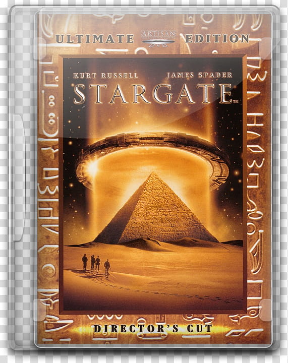 DVD Movie Case Icons, Stargate transparent background PNG clipart