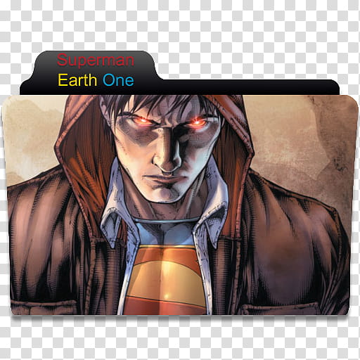 DC Comics Folder , Superman Earth One transparent background PNG clipart