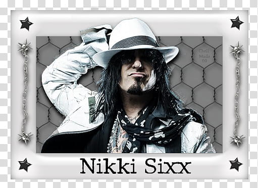 Nikki Sixx transparent background PNG clipart