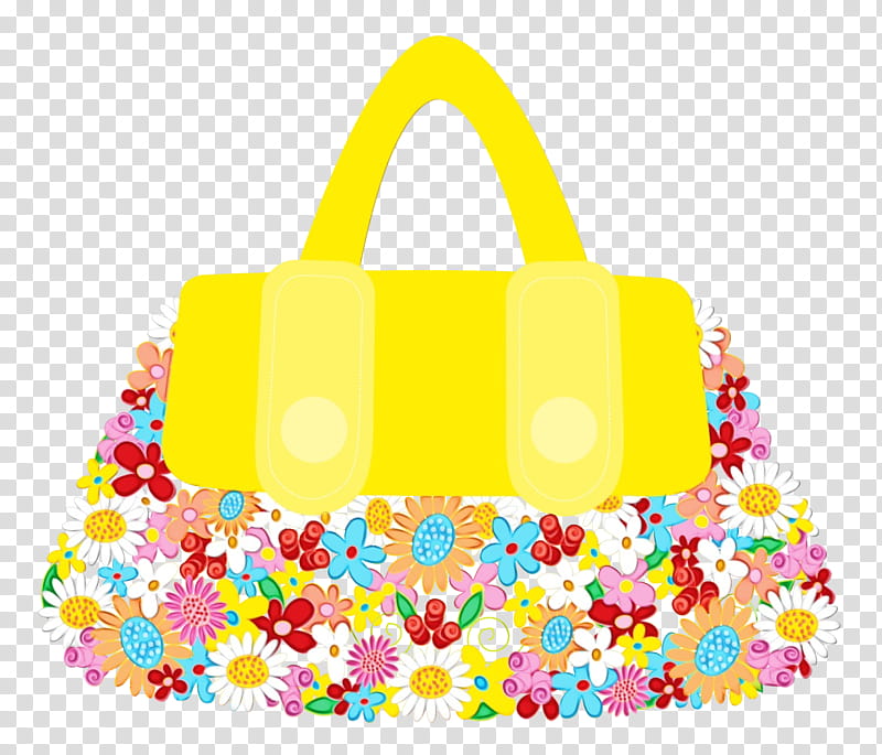 Candy corn, Watercolor, Paint, Wet Ink, Yellow, Bag, Handbag, Shoulder Bag transparent background PNG clipart
