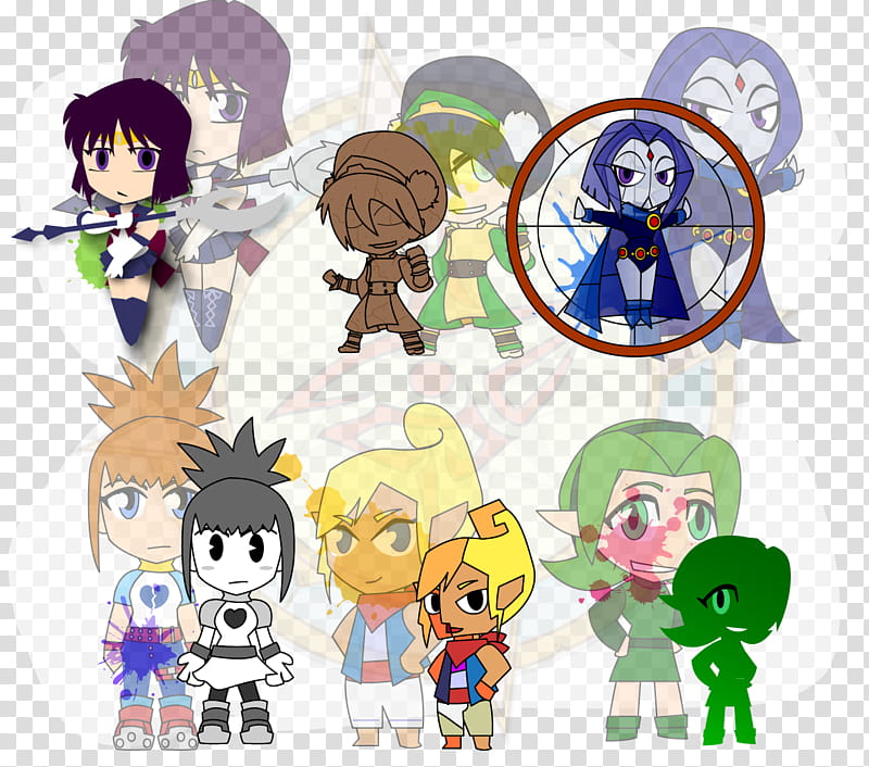 Assorted Chibis Art Gallery , DC Raven character transparent background PNG clipart