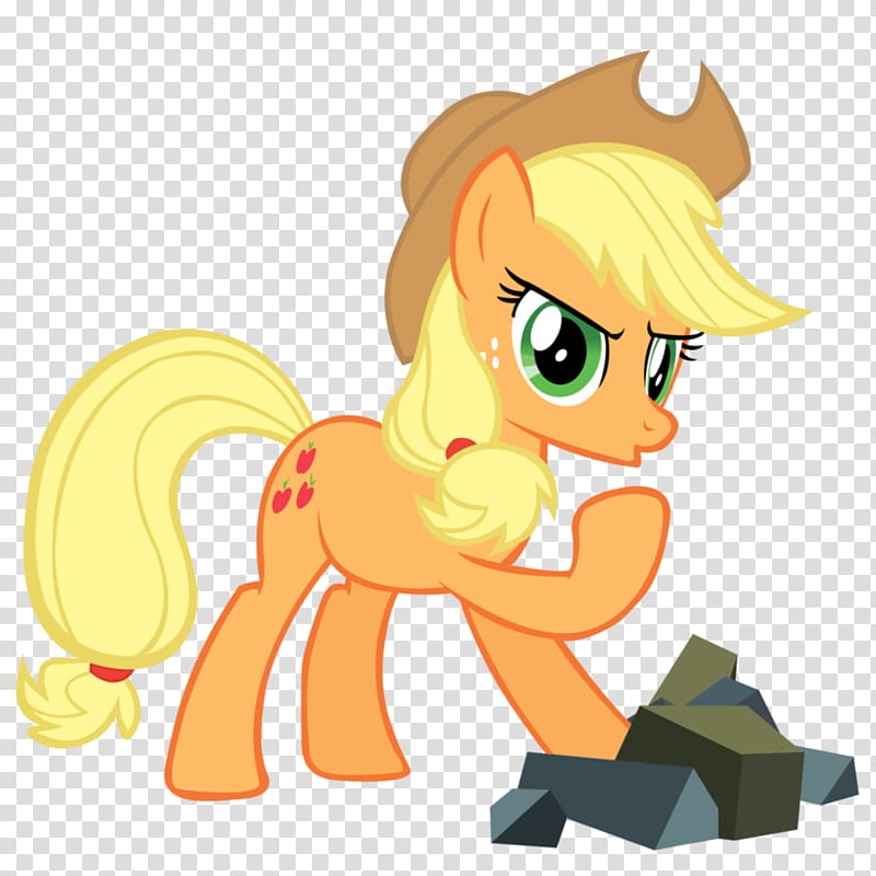 Applejack, Damsel in Distress, My Little Pony character wearing cowboy hat illustration transparent background PNG clipart