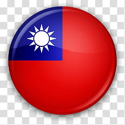 Flag Icons Asia, Taiwan transparent background PNG clipart