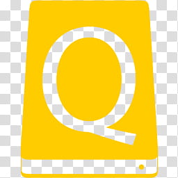 MetroID Icons, rectangular yellow Q logo transparent background PNG clipart