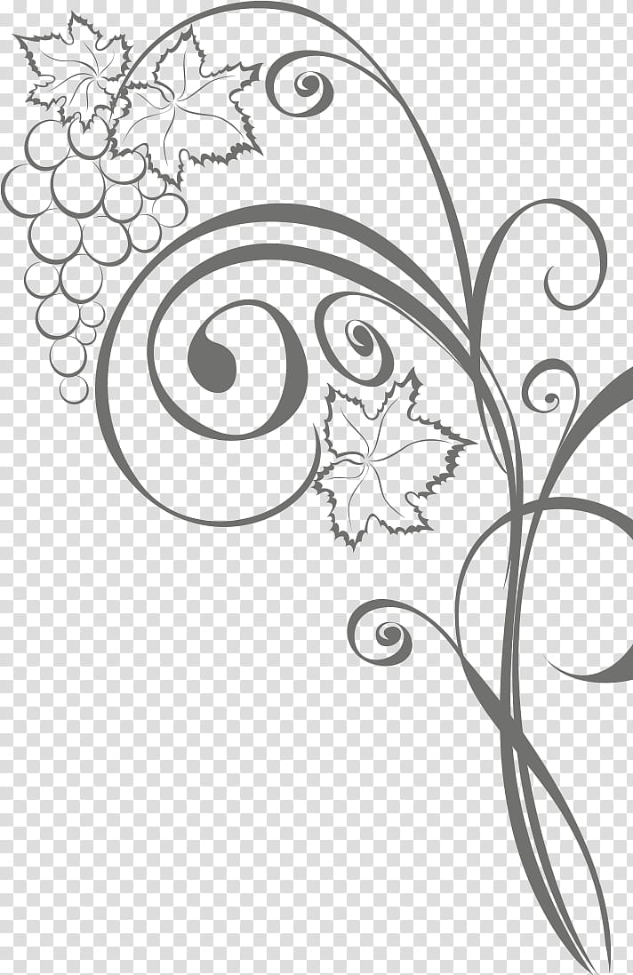 Floral Ornament, Wine, Grape, Winery, Pixel Art, Drawing, Line Art, Fruit transparent background PNG clipart