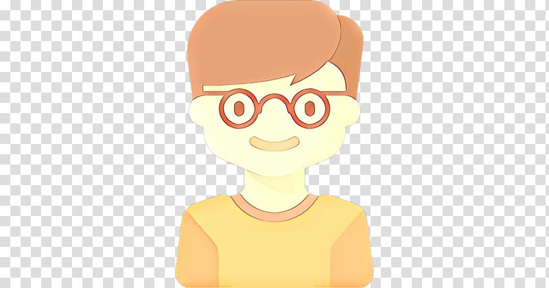 Glasses, Ear, Jaw, Cartoon, Smile, Forehead, Mouth, Human Nose transparent background PNG clipart