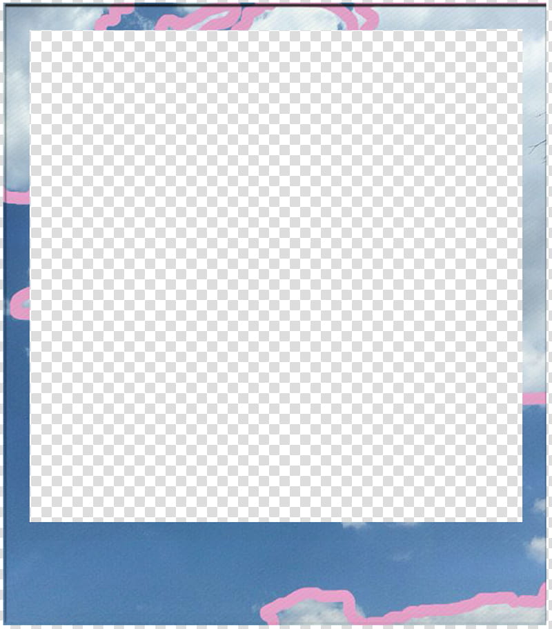 blue, pink, and white frame illustration transparent background PNG clipart