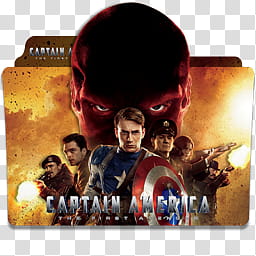 MCU Phase One Folder Icon , Captain America _x transparent background PNG clipart