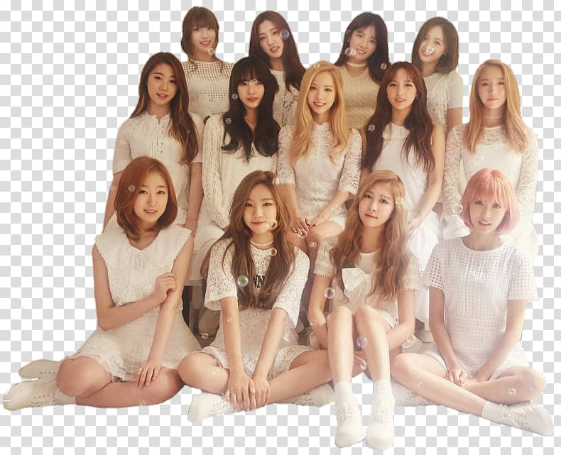 WJSN Cosmic Girls Secret Teasers, women taking groupie transparent background PNG clipart