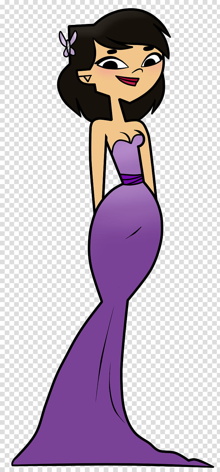 Sky in a Purple Prom Dress transparent background PNG clipart