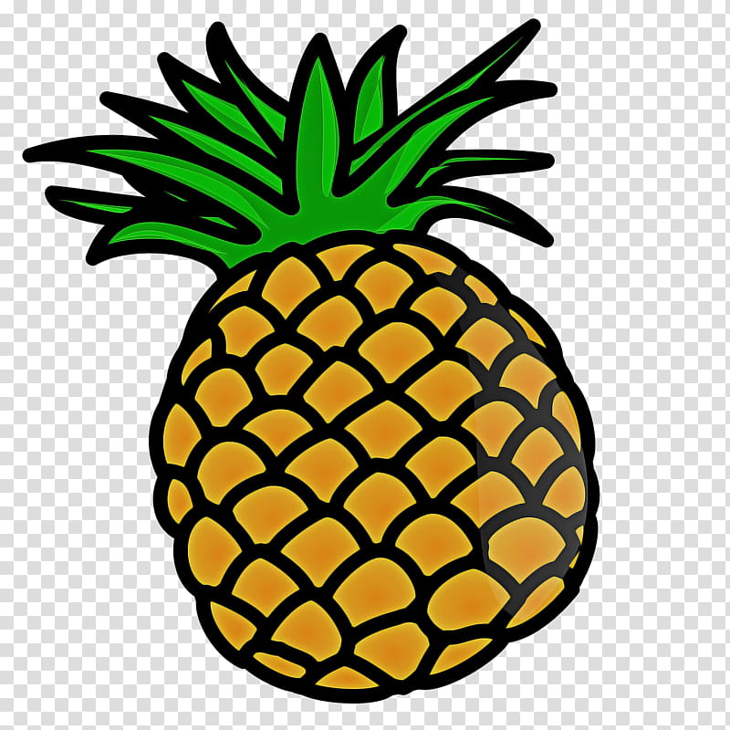 Pineapple, Ananas, Fruit, Plant, Yellow, Food, Poales transparent background PNG clipart