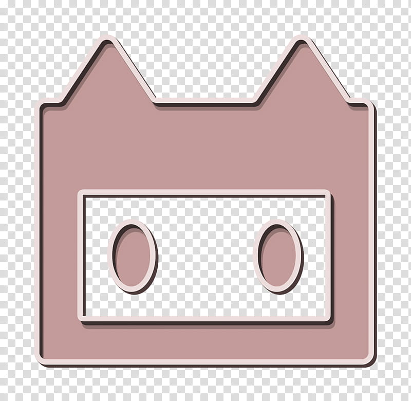 github icon octocat icon social icon, Angle, Line, Purple, Meter, Pink, Smile, Circle transparent background PNG clipart
