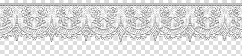 lace decoration, white and grey mesh curtain strip art transparent background PNG clipart