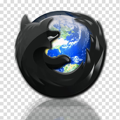 WB Black Icons, Firefox Black transparent background PNG clipart