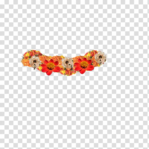 Flower Crowns ZIP, red and orange floral centerpiece transparent background PNG clipart