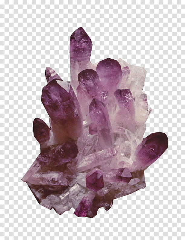 M I N E R A L S, purple geode stone transparent background PNG clipart
