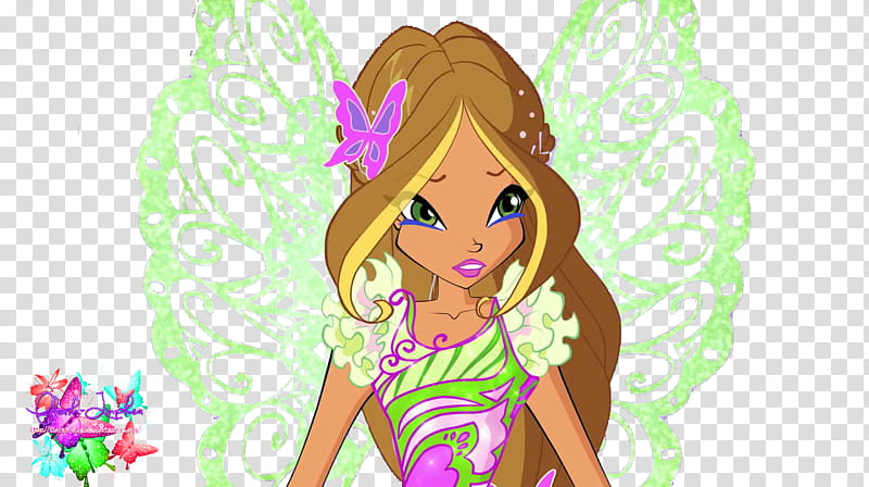 Winx Club Flora transparent background PNG clipart