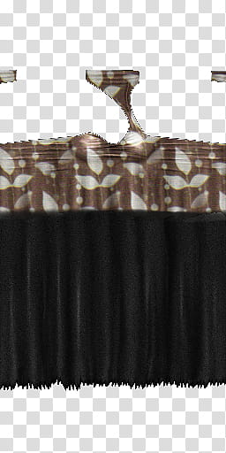 Desire Dress V, black and brown curtain transparent background PNG clipart