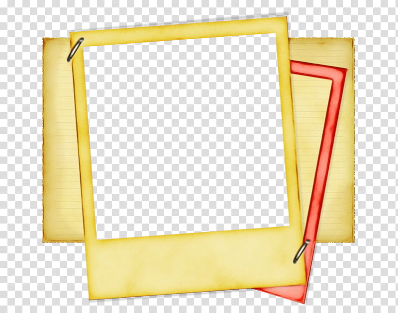Paper Background Frame, Frames, Rectangle, Yellow, Paper Product transparent background PNG clipart