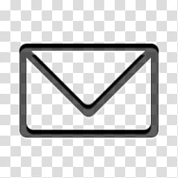 Icons   up  dec , email, black envelope illustration transparent background PNG clipart