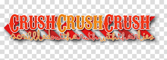 TEXTOS PARAMORE, CRUSHCRUSHCRUSH transparent background PNG clipart