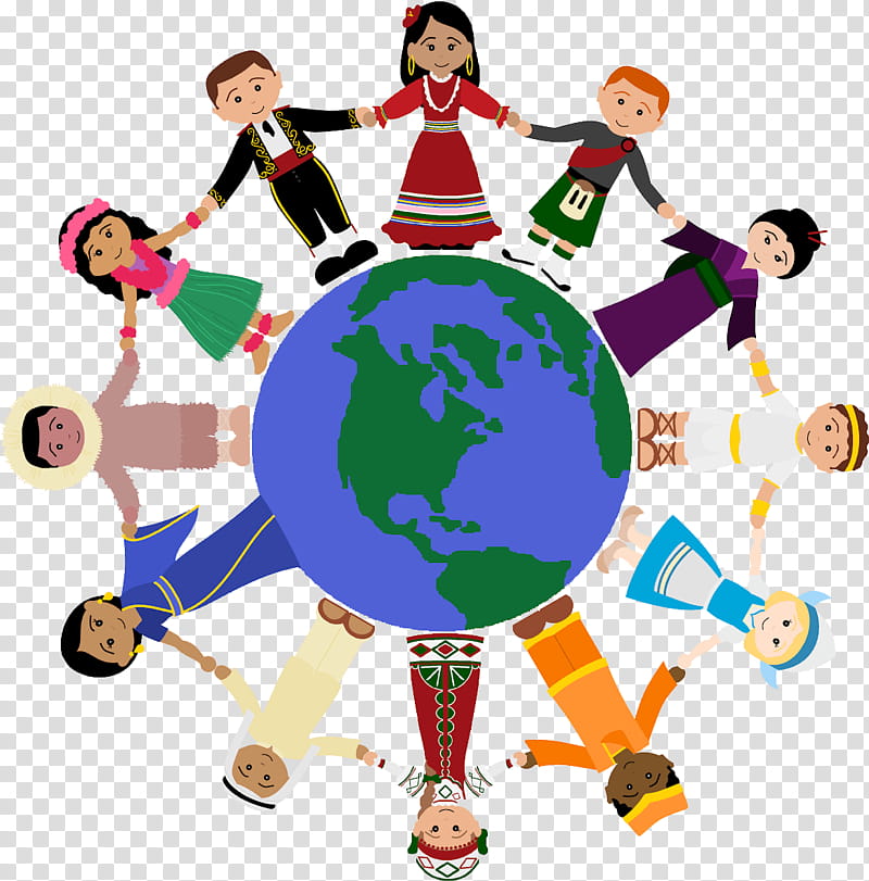 World Globe Child Song, Cartoon, Sharing, Playing Sports, Soccer Ball, Team, Celebrating transparent background PNG clipart