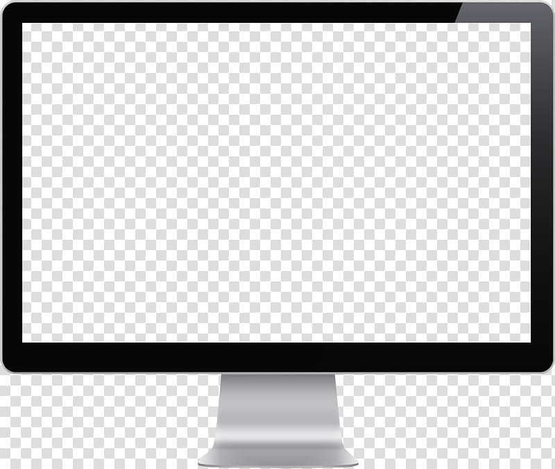 Apple LED Cinema Screen, black flat screen monitor transparent background PNG clipart