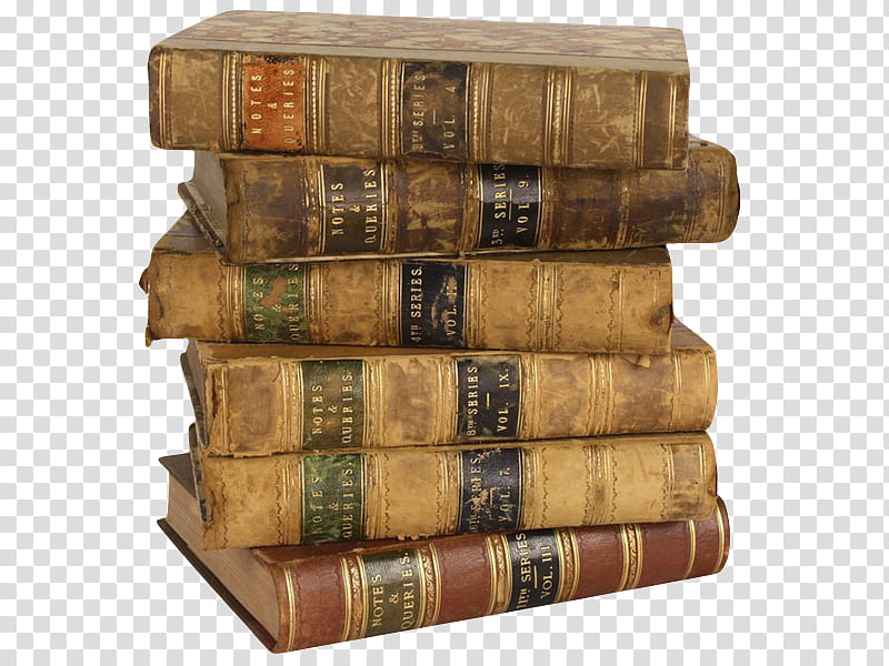 , assorted hardbound books transparent background PNG clipart