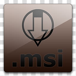 Glossy Standard  , .msi icon art transparent background PNG clipart