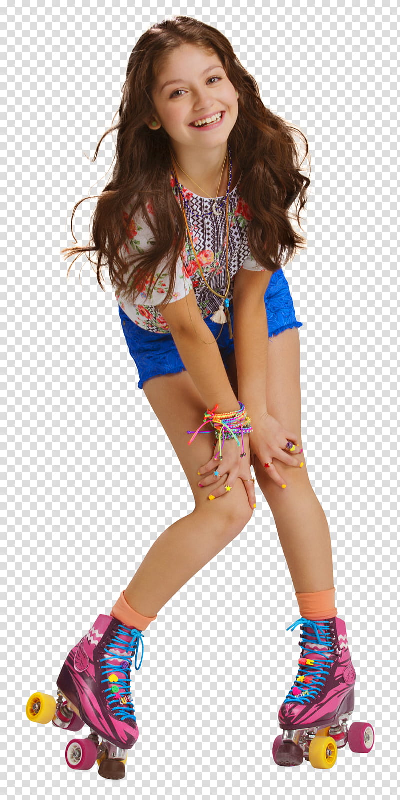 KAROL SEVILLA Soy Luna  HQ, woman wearing rollerskates transparent background PNG clipart