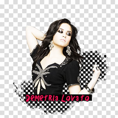SELLYDEMIMILEY, Demi Lovato with right arm behind her back transparent background PNG clipart