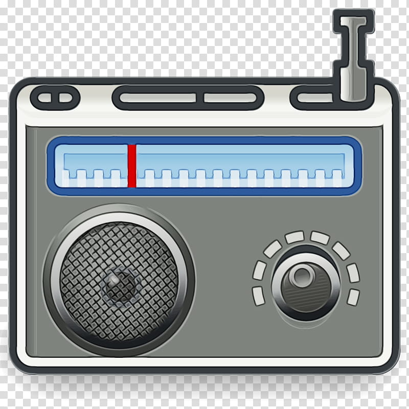 Watercolor, Paint, Wet Ink, Radio Broadcasting, Am Broadcasting, FM Broadcasting, Internet Radio, Radio Station transparent background PNG clipart