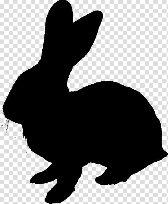 Dog Silhouette, Hare, Whiskers, Black White M, Paw, Snout, Rabbit, Black M transparent background PNG clipart