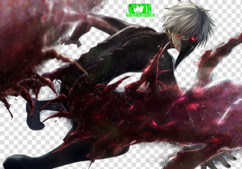 Centipede Kaneki (Tokyo Ghoul), Render, male character transparent background PNG clipart