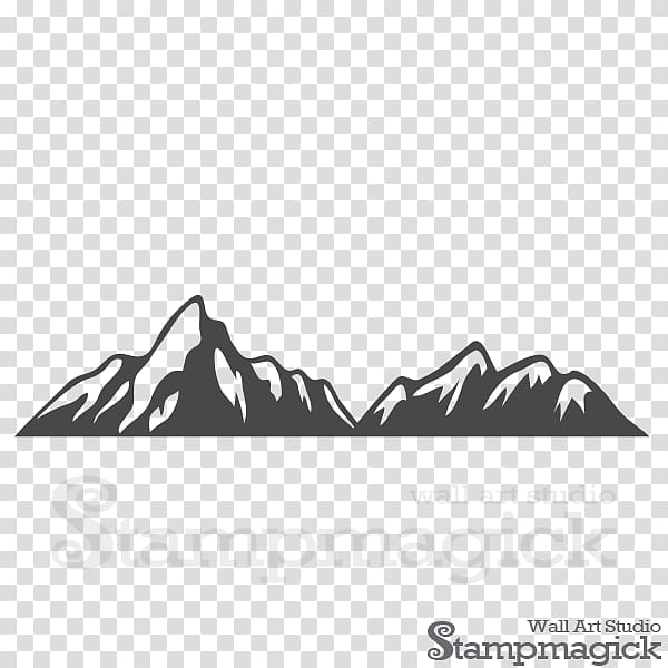 Mountain, Logo, Silhouette, Mountain Range, White, Text, Blackandwhite, Landscape transparent background PNG clipart