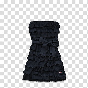 Girly, black Hollister strapless dress transparent background PNG clipart