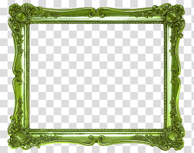 DeDecoraciones s, green wooden frame transparent background PNG clipart