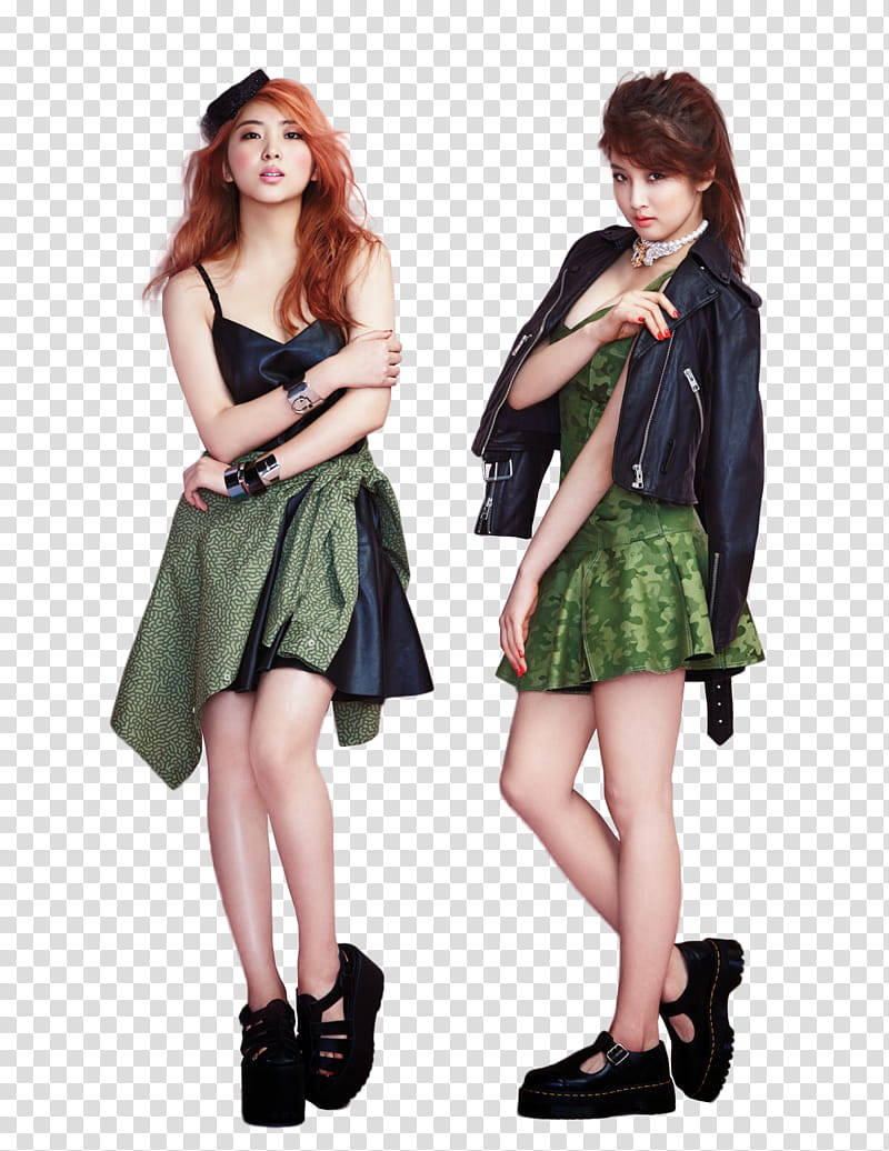 Jihyun and Sohyun MINUTE  transparent background PNG clipart