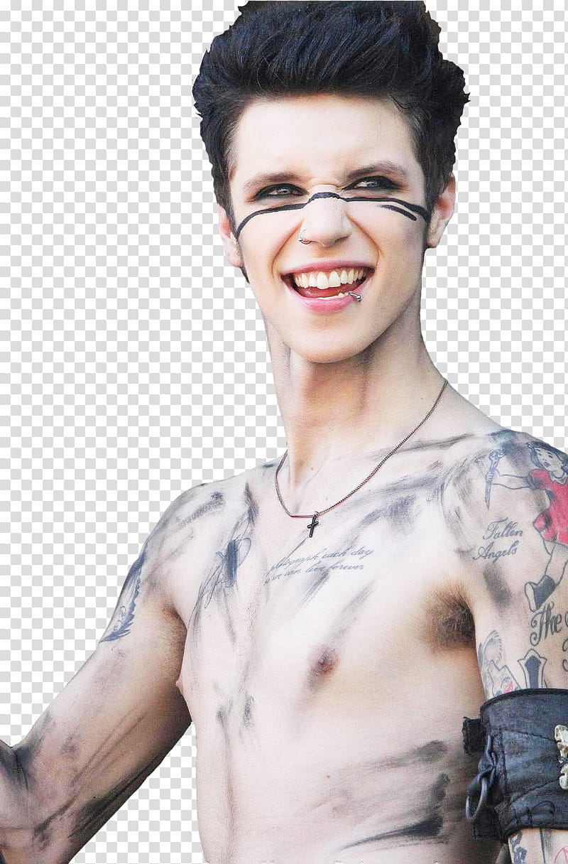 Andy Biersack transparent background PNG clipart