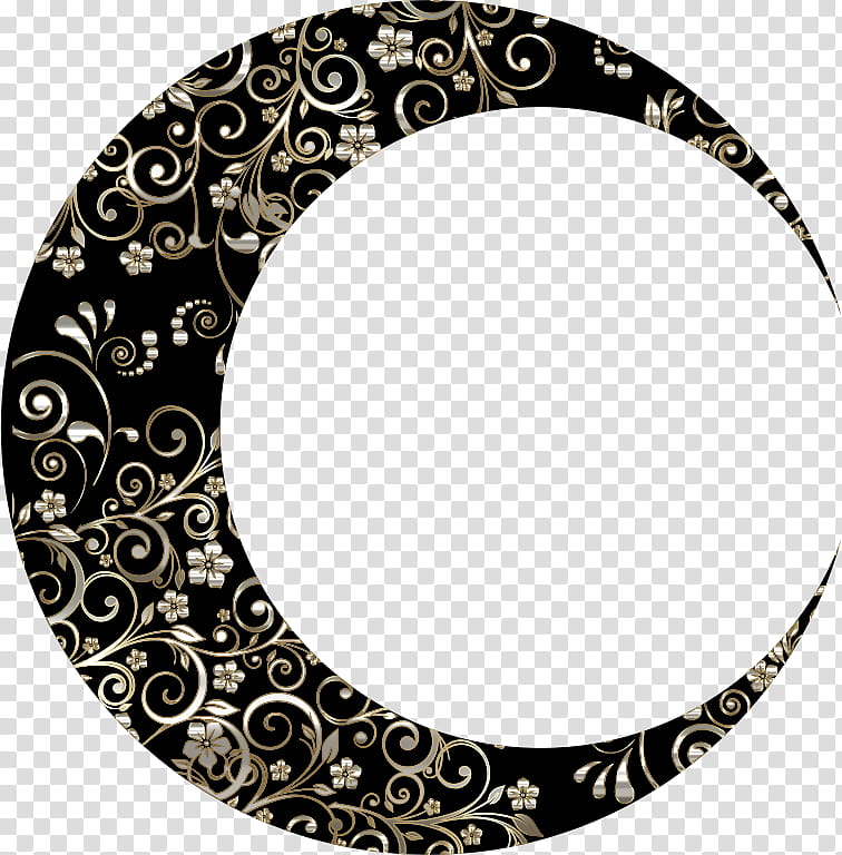 Crescent Moon, New Moon, Lunar Phase, Full Moon, Circle, Body Jewelry transparent background PNG clipart