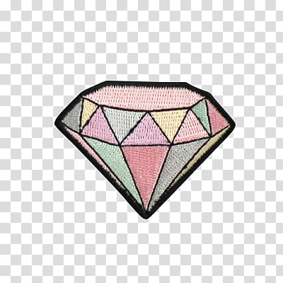 diamond embroidered patch transparent background PNG clipart