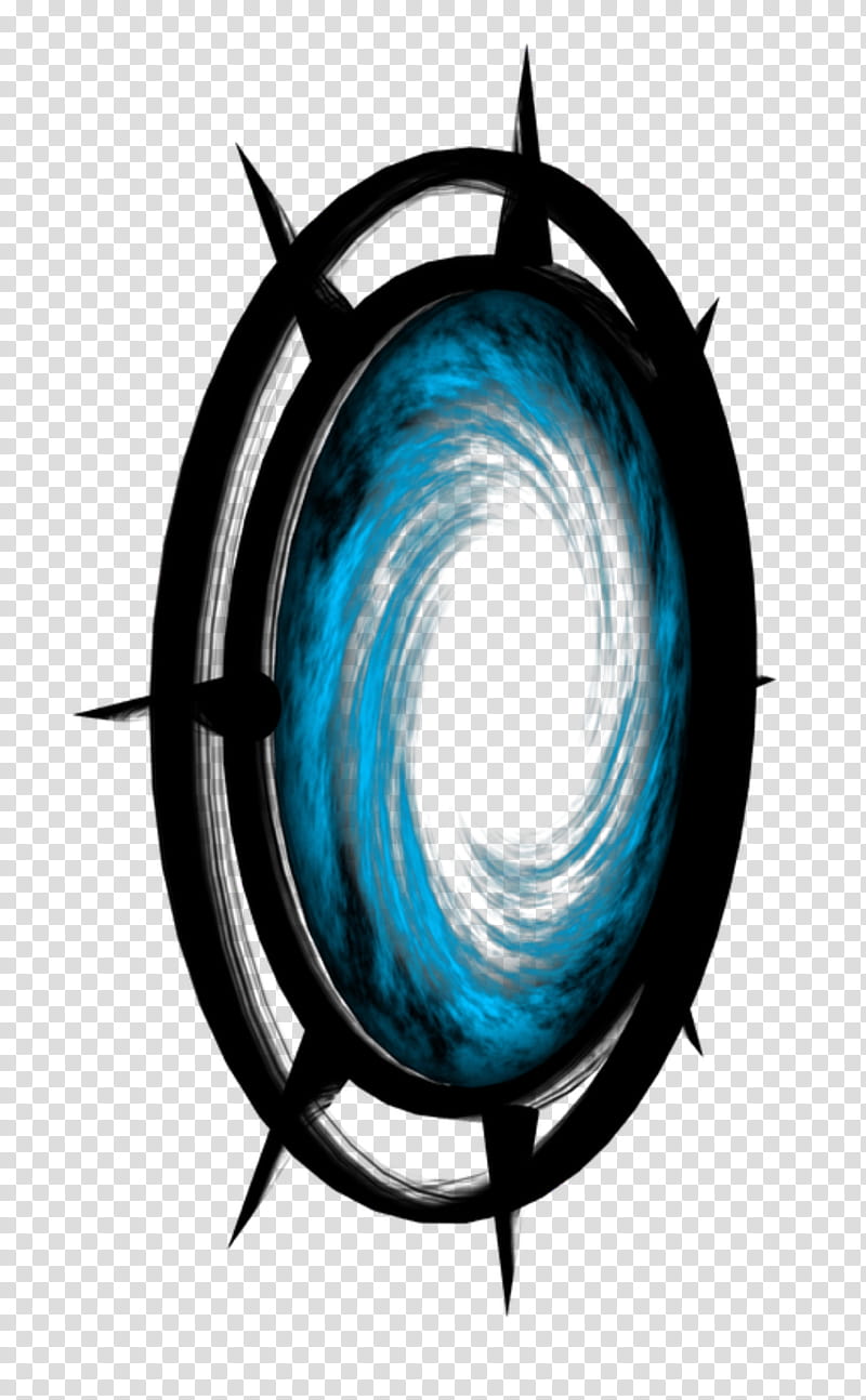 Portal , round blue and grey decor transparent background PNG clipart