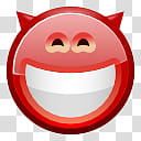 Oxygen Refit, face-devil-grin icon transparent background PNG clipart