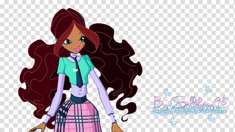 Winx Club Aisha School Uniform  season transparent background PNG clipart